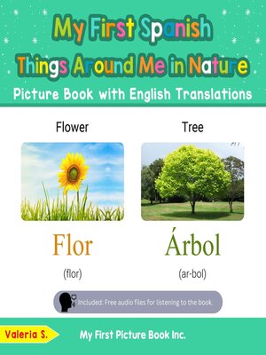 cover image of My First Spanish Things Around Me in Nature Picture Book with English Translations